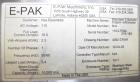 Used E-Pak Automatic Inline Quill Capper with Integrated Cap Elevator/Sorter.